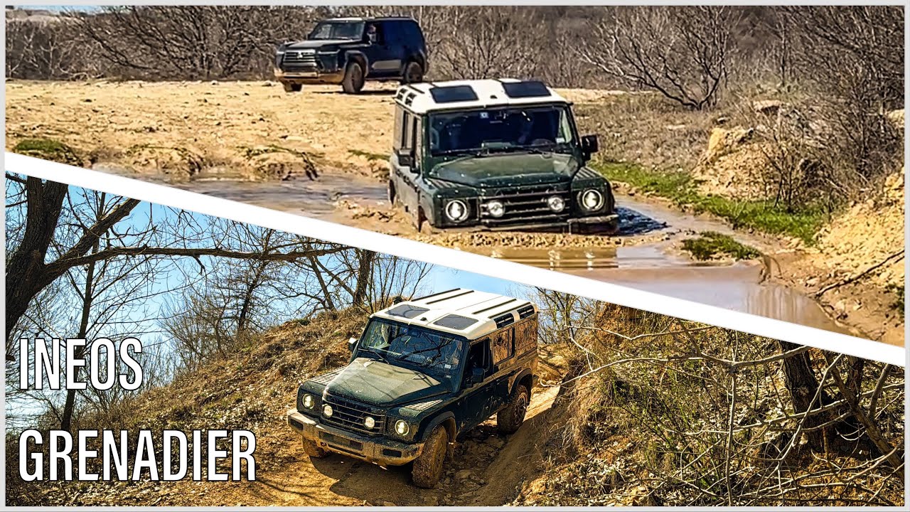 Off-roading in the INEOS Grenadier Fieldmaster