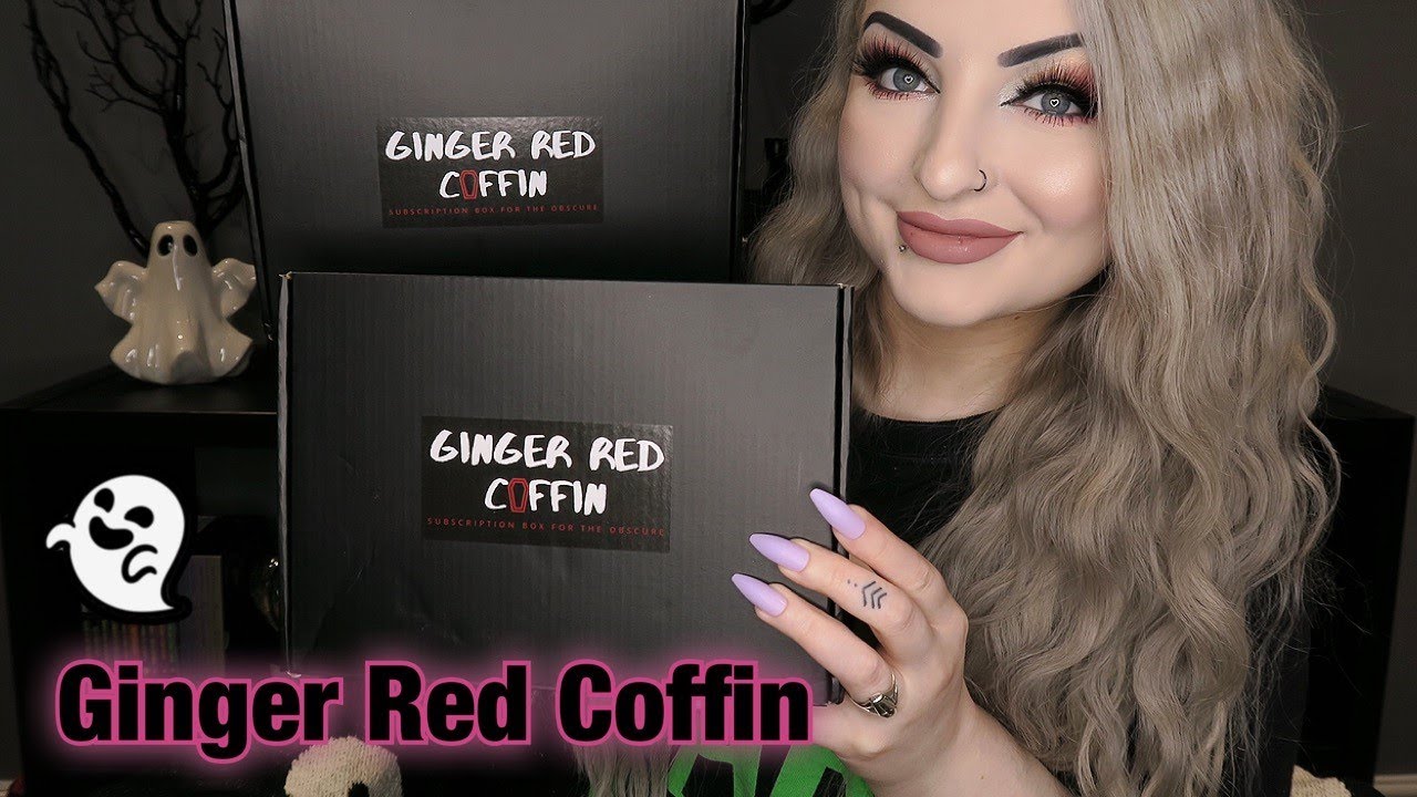 Ginger Red Coffin - Double Gothic Subscription Box Unboxing Oct / Nov 2021