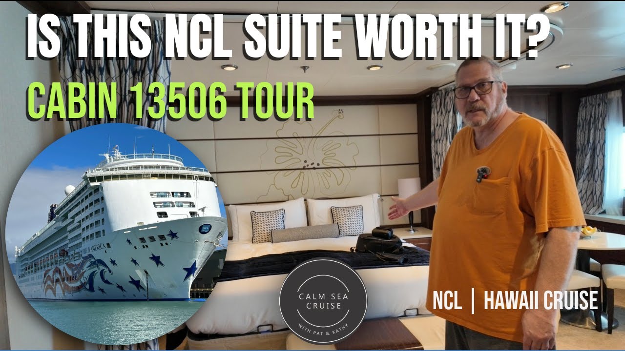 Полный обзор каюты 13506 | Norwegian Pride of America | Экскурсия по каюте на круизном лайнере на...