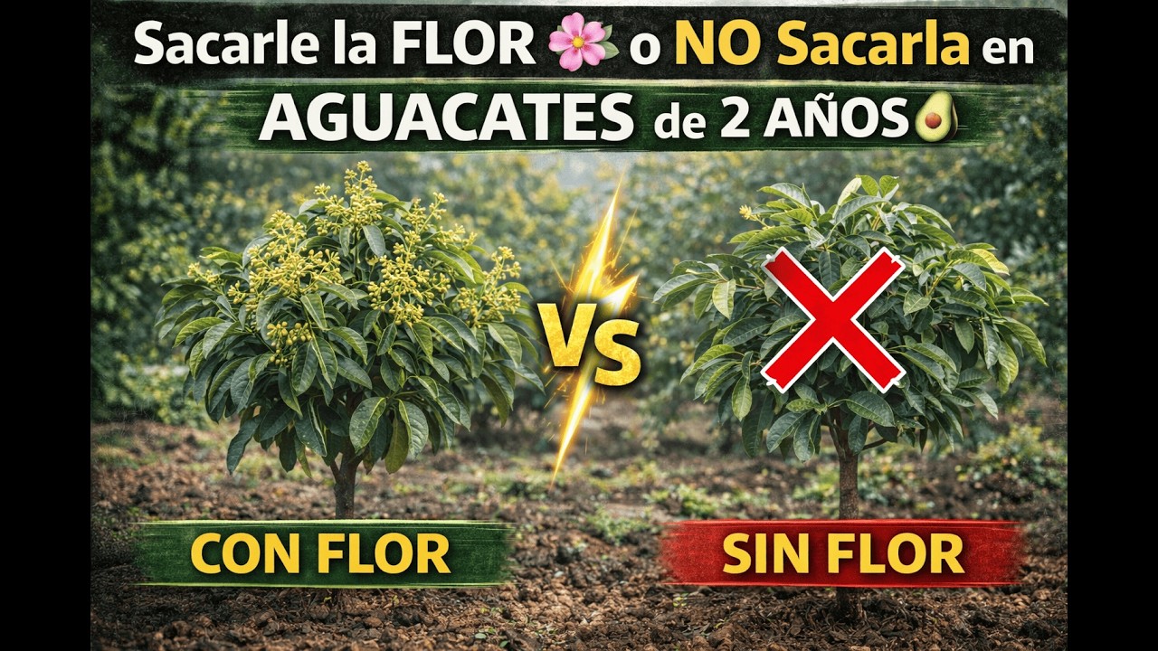 Dejar Flor o Quitarla en Aguacates de 2 Años (Experimento Real)🥑