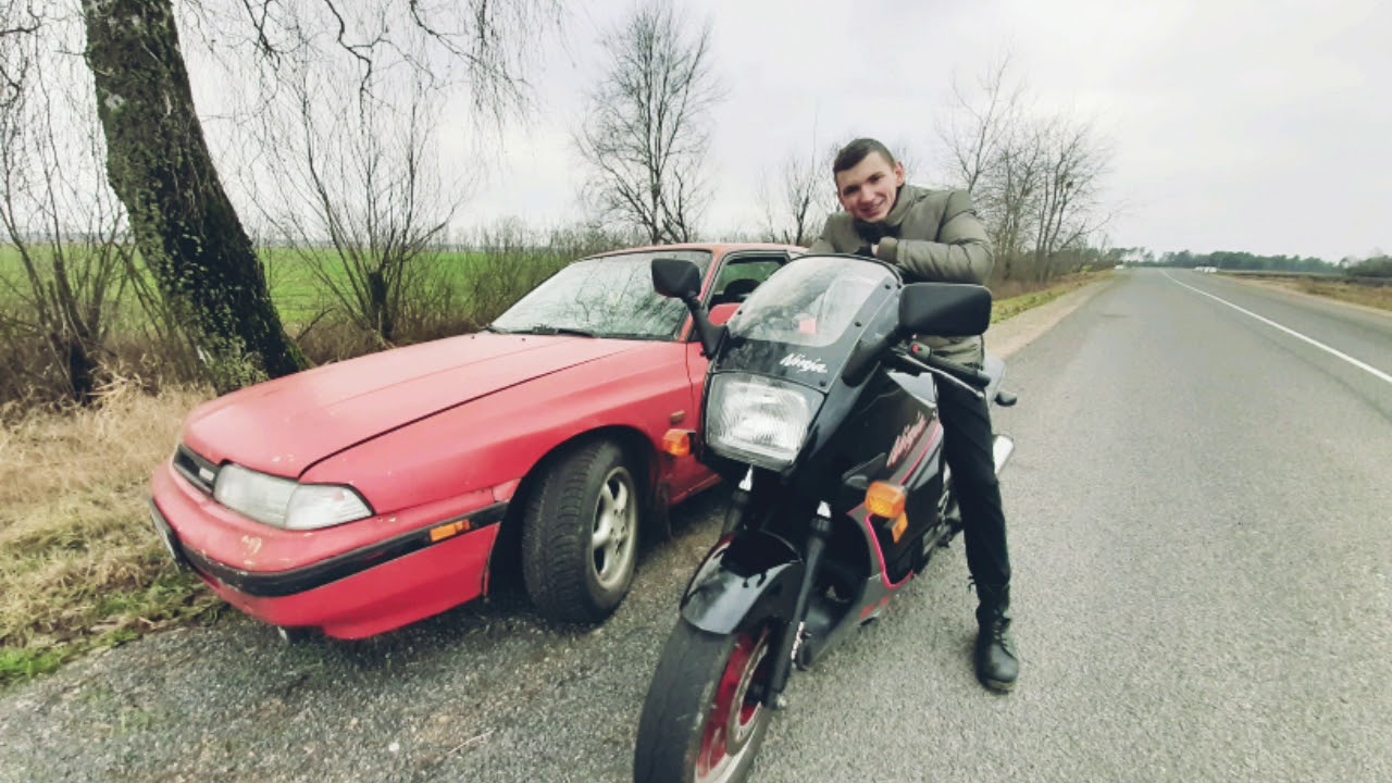 Новый корч! Kawasaki gpx600r ninja.