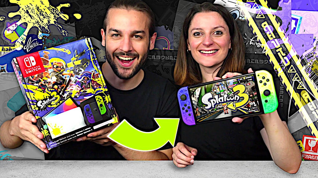ON A RECU LA NOUVELLE NINTENDO SWITCH OLED SPLATOON 3 COLLECTOR !