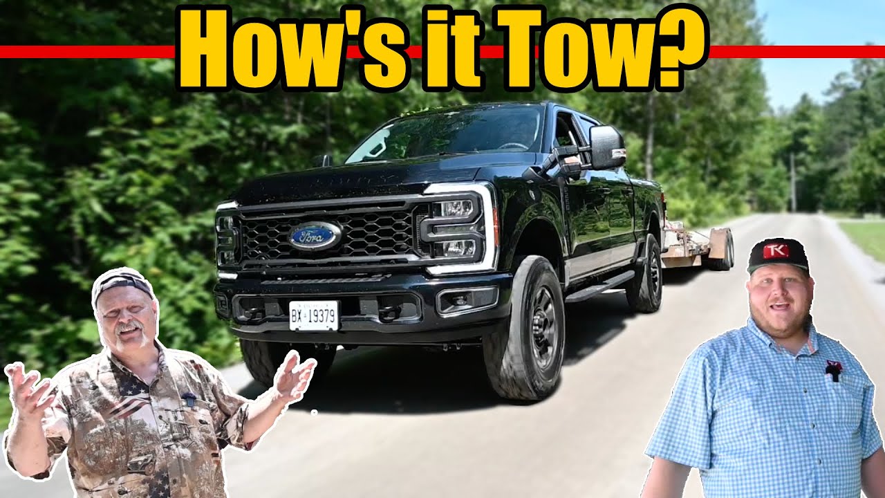 Тест на буксировку Ford F-250 Tremor 2023 года! Справится ли этот внедорожный супермощный автомоб...