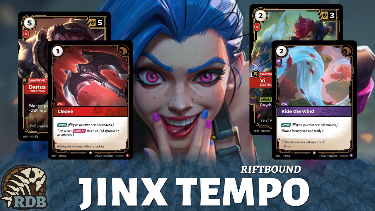 Jinx Tempo — моя первая попытка сварить Riftbound!