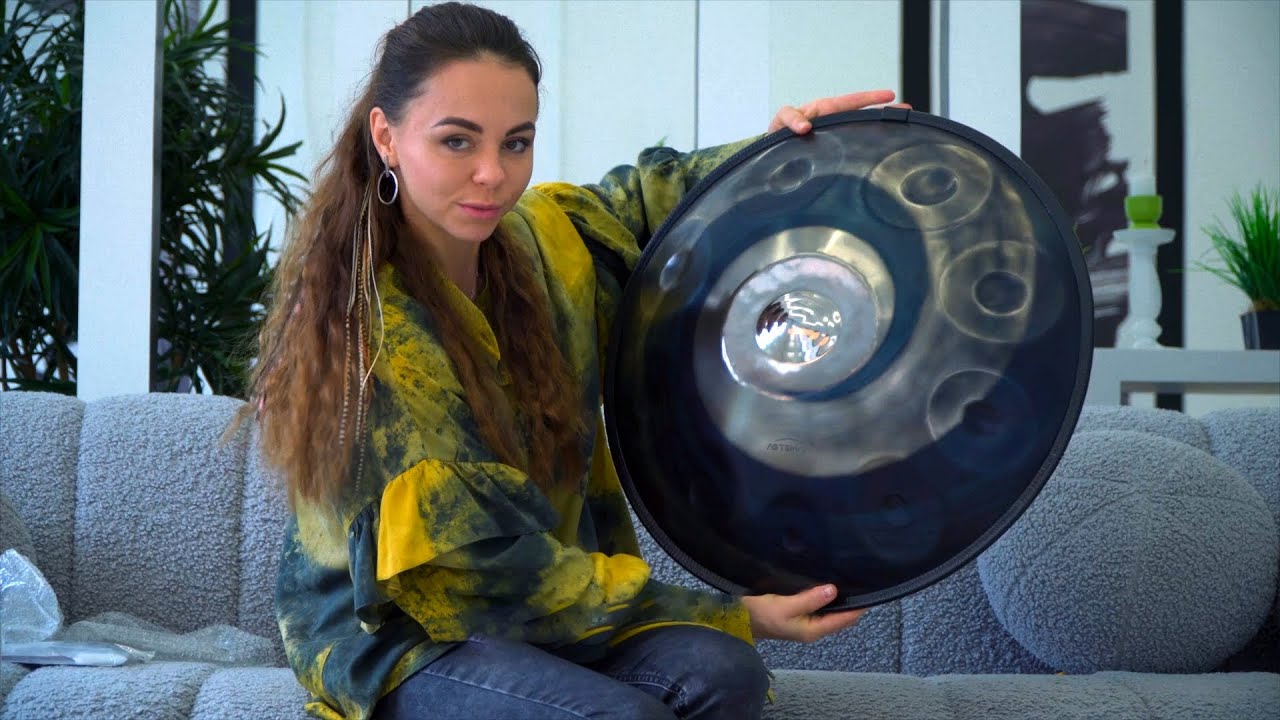 AS TEMAN Handpan Comet D Minor 10 Notes | Unboxing video from artist Valeria Ray