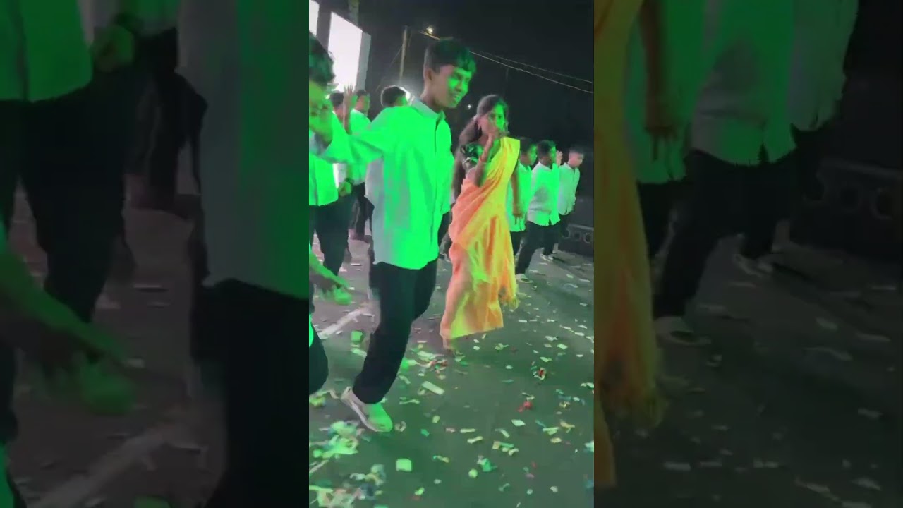 When the teacher dances, the crowd goes CRAZY! 👏🔥#students #funny #annualfunction #dance #memories 🤗
