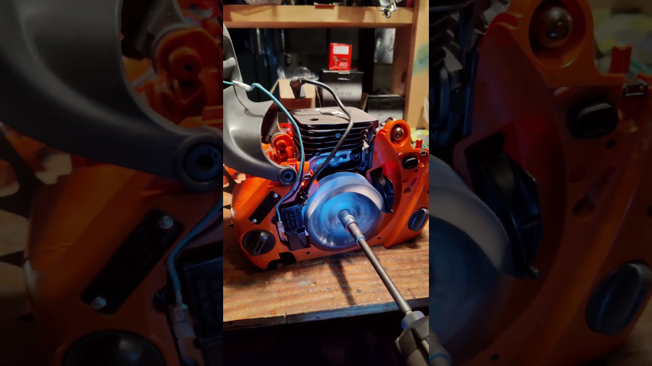 Finished Assembling the Ported Husqvarna 460 Rancher. #portedsaw #husqvarna #husqvarna460 #chainsaw