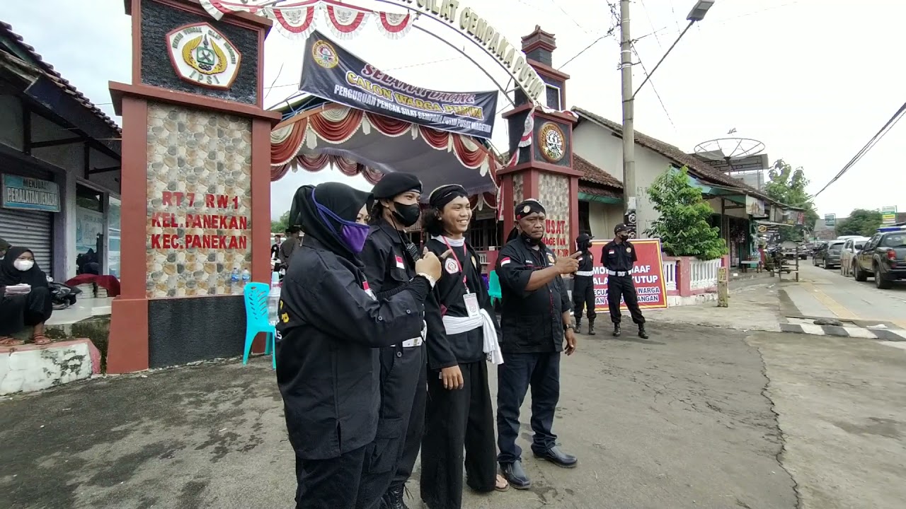 SATU KELUARGA BERTUGAS DI PELANTIKAN PSCP PUSAT MAGETAN #kaoscempakaputih #pencaksilatcempakaputih