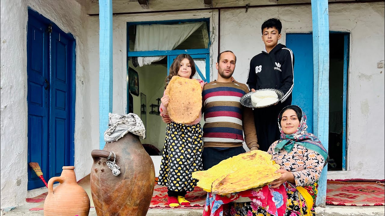 An Amazing Winter Day | Making Local Butter in the Snow & a Delicious Family Lunch