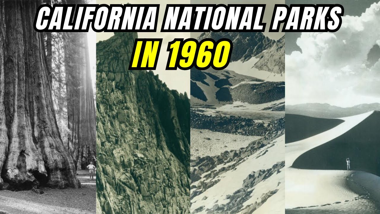 Как выглядели 8 самых красивых национальных парков Калифорнии в 1960-х годах