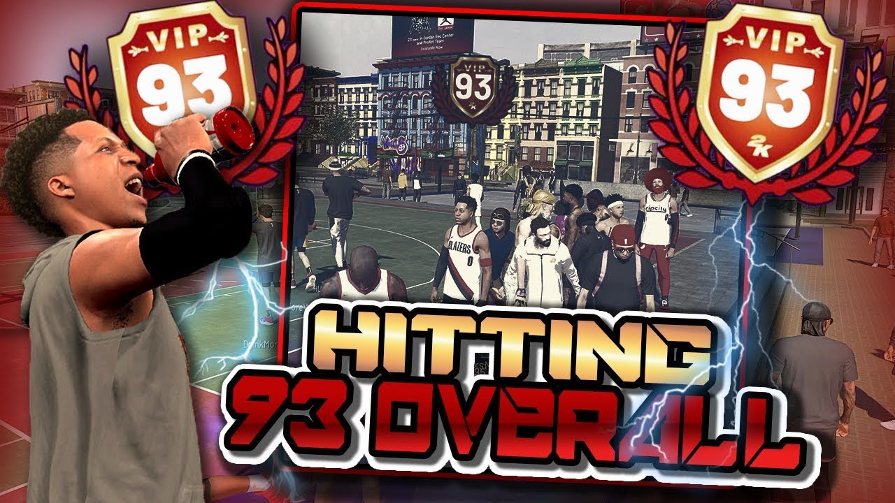 FINALLY HIT 93 Overall Playmaking Shot Creator Update - NBA 2K19 3v3