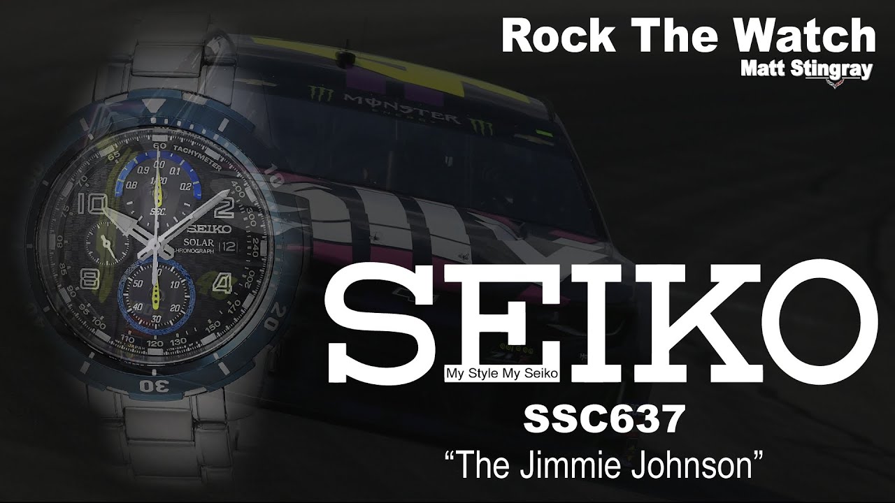 SEIKO SSC637 Часы Джимми Джонсона