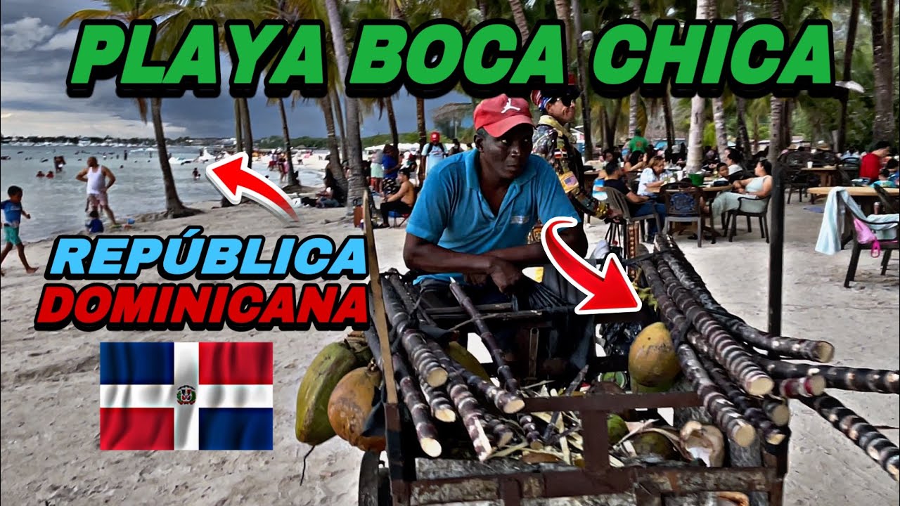 LO QUE NO TE MUESTRAN DE LA PLAYA BOCA CHICA SANTO DOMINGO REPÚBLICA DOMINICANA 🇩🇴 BALNEARIO PAÍS RD