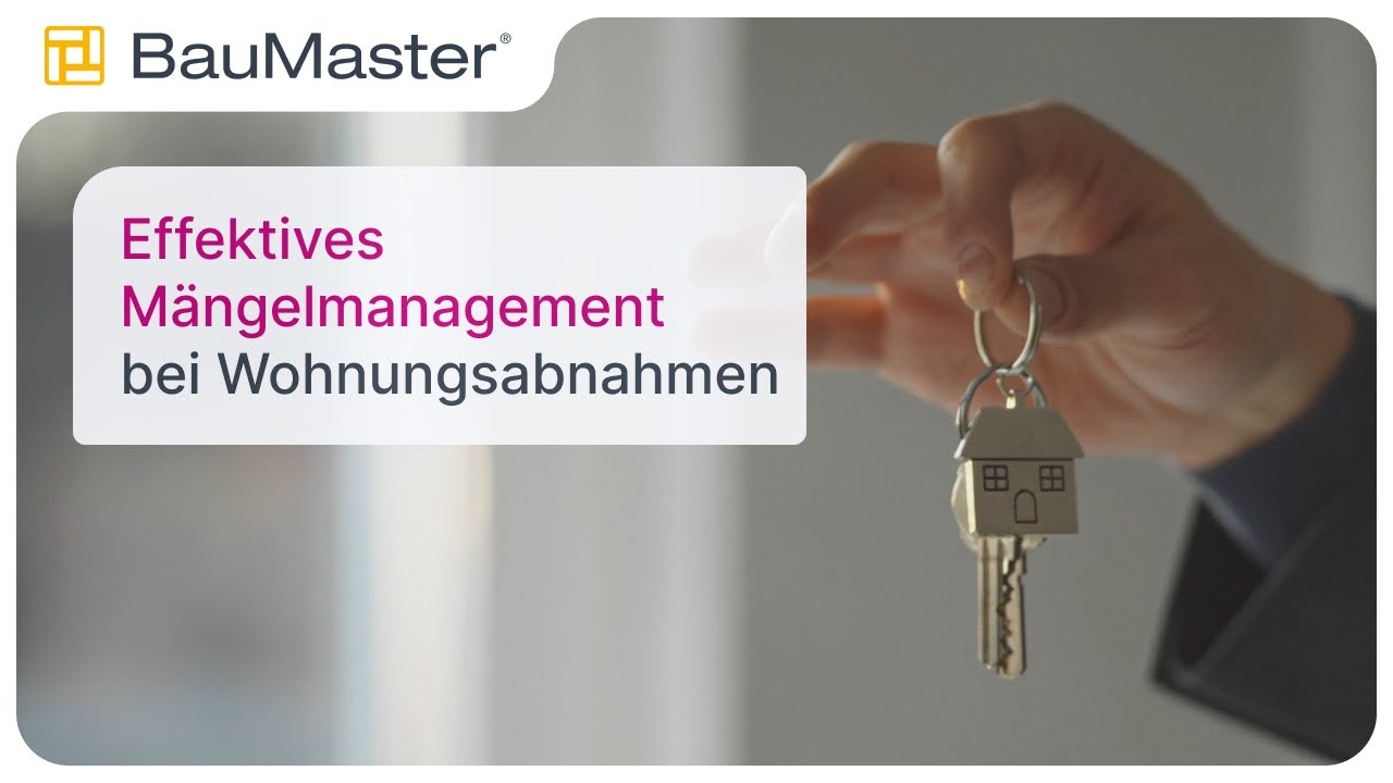 Effektives Mängelmanagement bei Wohnungsabnahmen