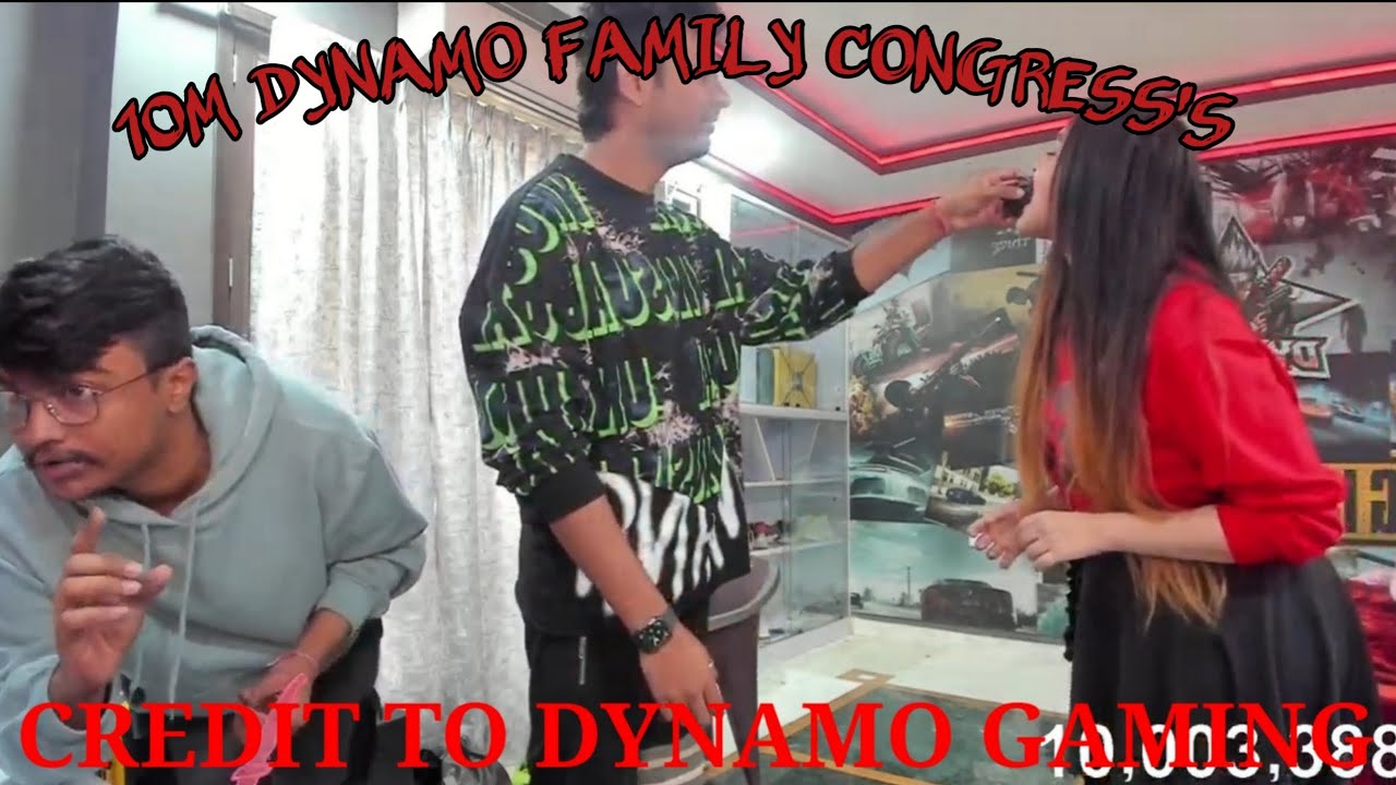 10M HIT DYNAMO GAMING | CAKE CUTTING | DYNAMO LIVE | DANCING 💃 😋