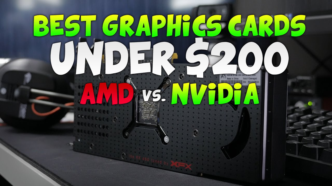 Top PC Gaming Graphics Cards Under $200 - AMD RX 470 vs RX 480 vs NVIDIA GTX 1060