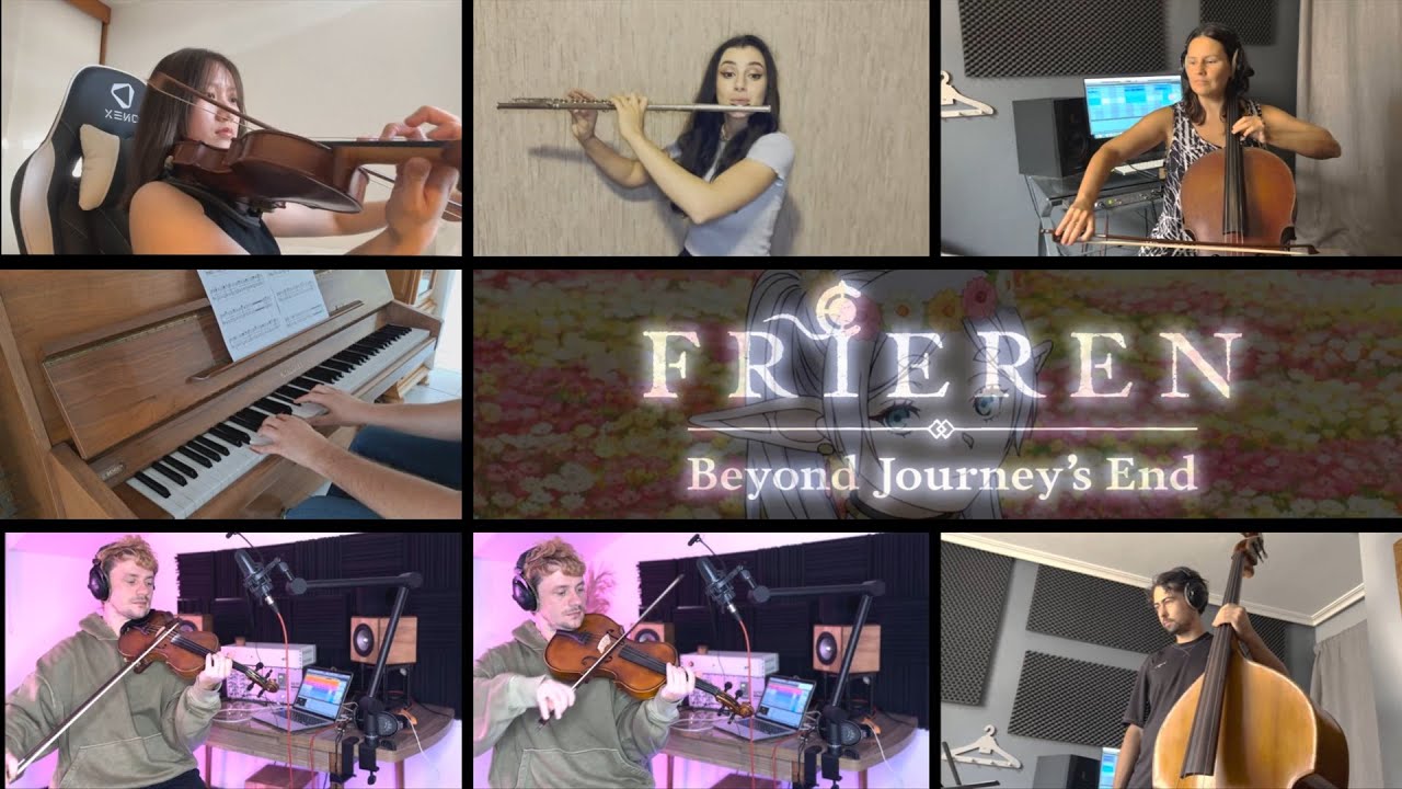 sousou no Frieren「Time Flows Ever Onward」cover【ft. Jelly, Hanna, Alexey, Kateryna & Oleh】