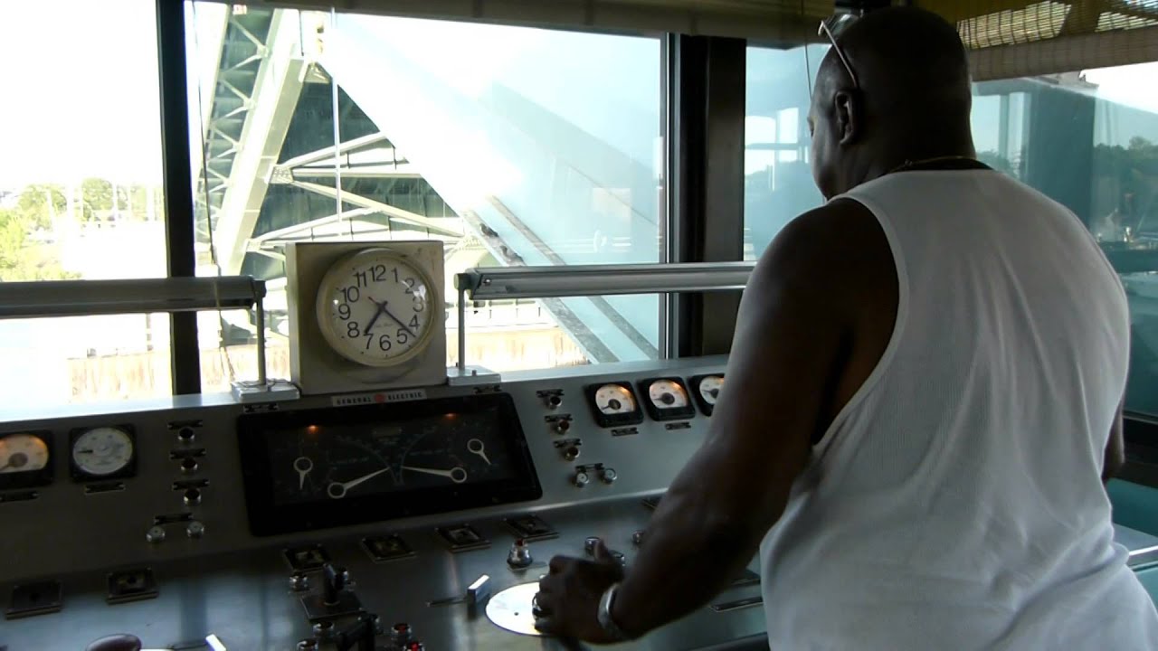 Opening Washington Street Drawbridge in Norwalk