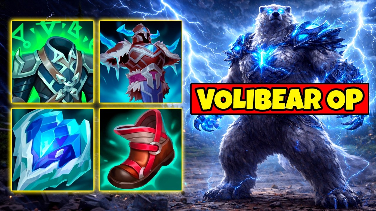 VOLIBEAR FICA MUITO OP COM ESSA BUILD DE CURA E ESCUDO