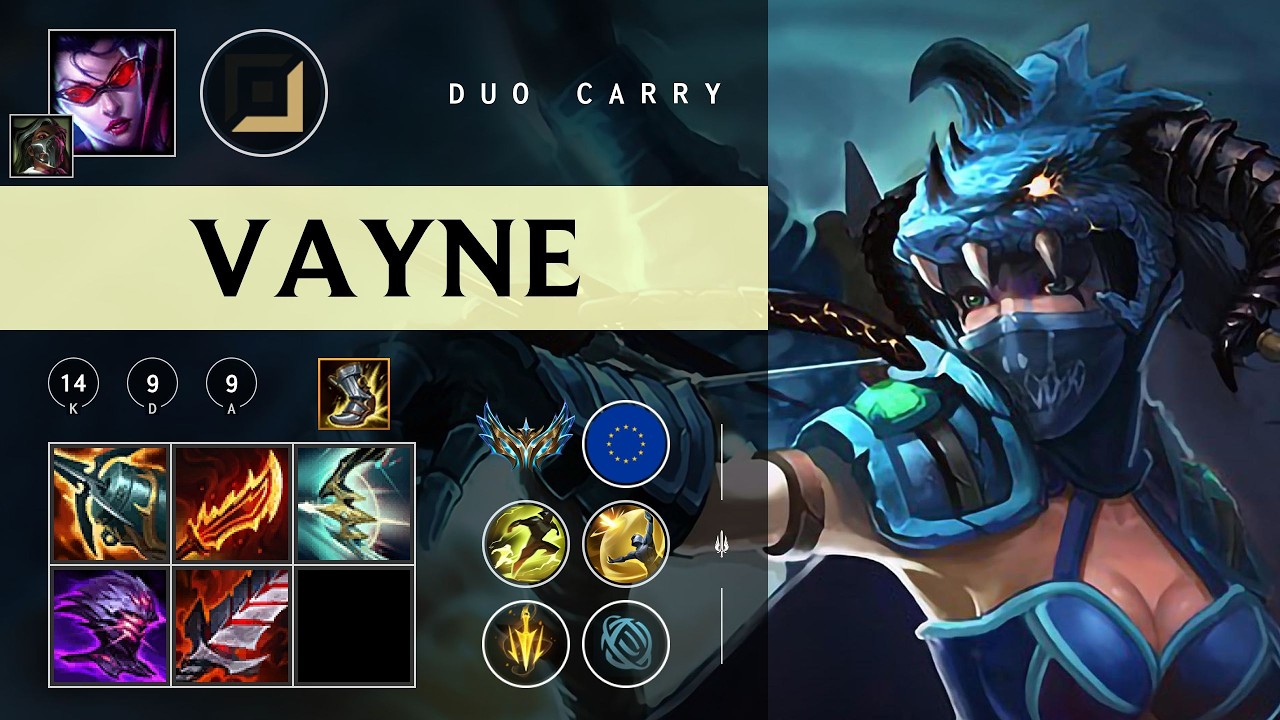 Vayne ADC vs Samira - EUW Challenger Patch 26.04
