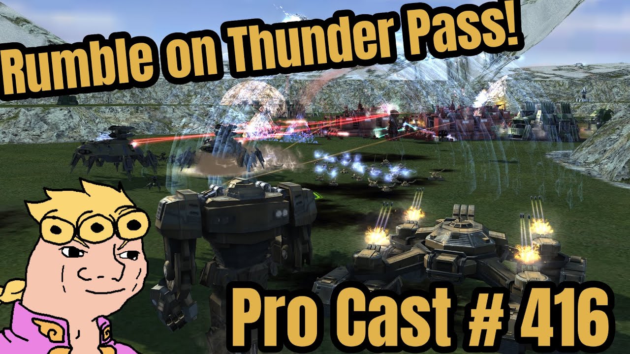 ⚡Rumble on Thunder Pass⚡ Supreme Commander 2 Pro Cast# 416 3v3 on Thunder Pass