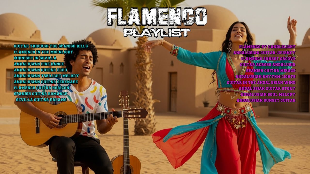 Música Flamenca Hermosa con Guitarra Violín y Acordeón que Llega Directo al Corazón