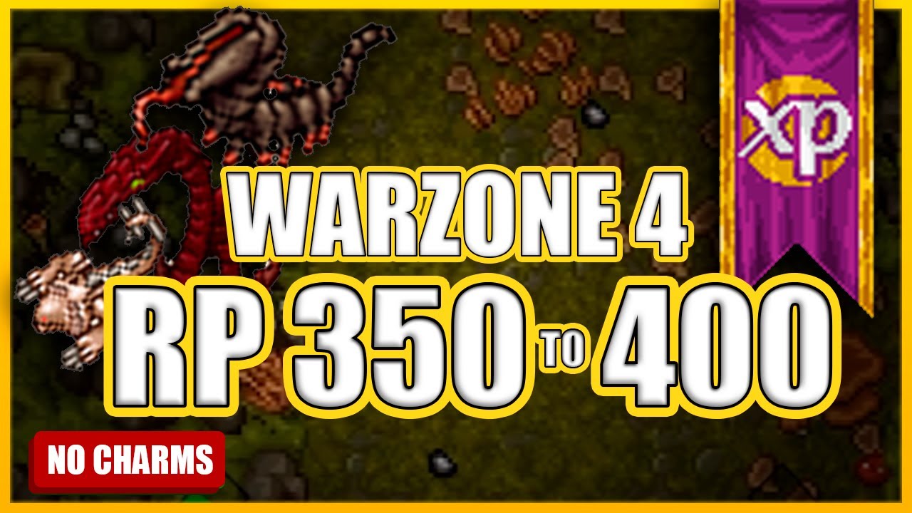 RP 350 to 400 &ndash; Warzone 4 [XP/PROFIT] | Where to hunt Paladin | Tibia