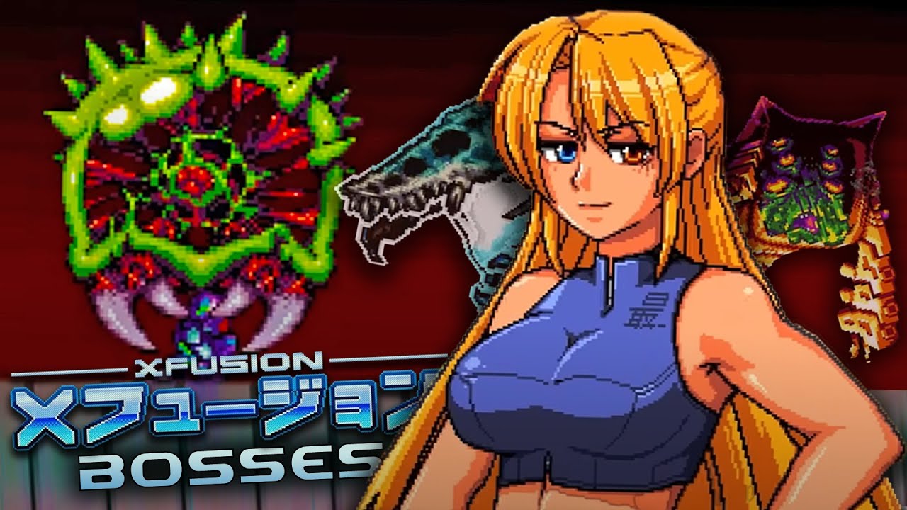 Все битвы с боссами в Super Metroid X Fusion ROM Hack
