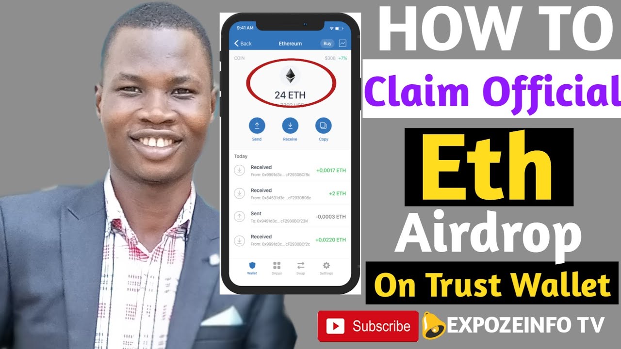 HOW TO CLAIM OFFICIAL ETH AIRDROP ON TRUST WALLET 2022
