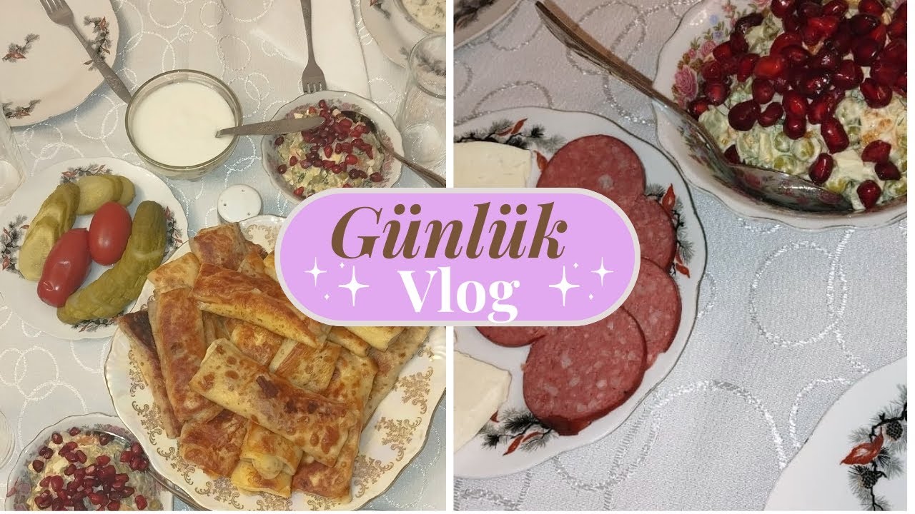 Axşam yeməyinə hazırlıq/Günlük vlog🌸