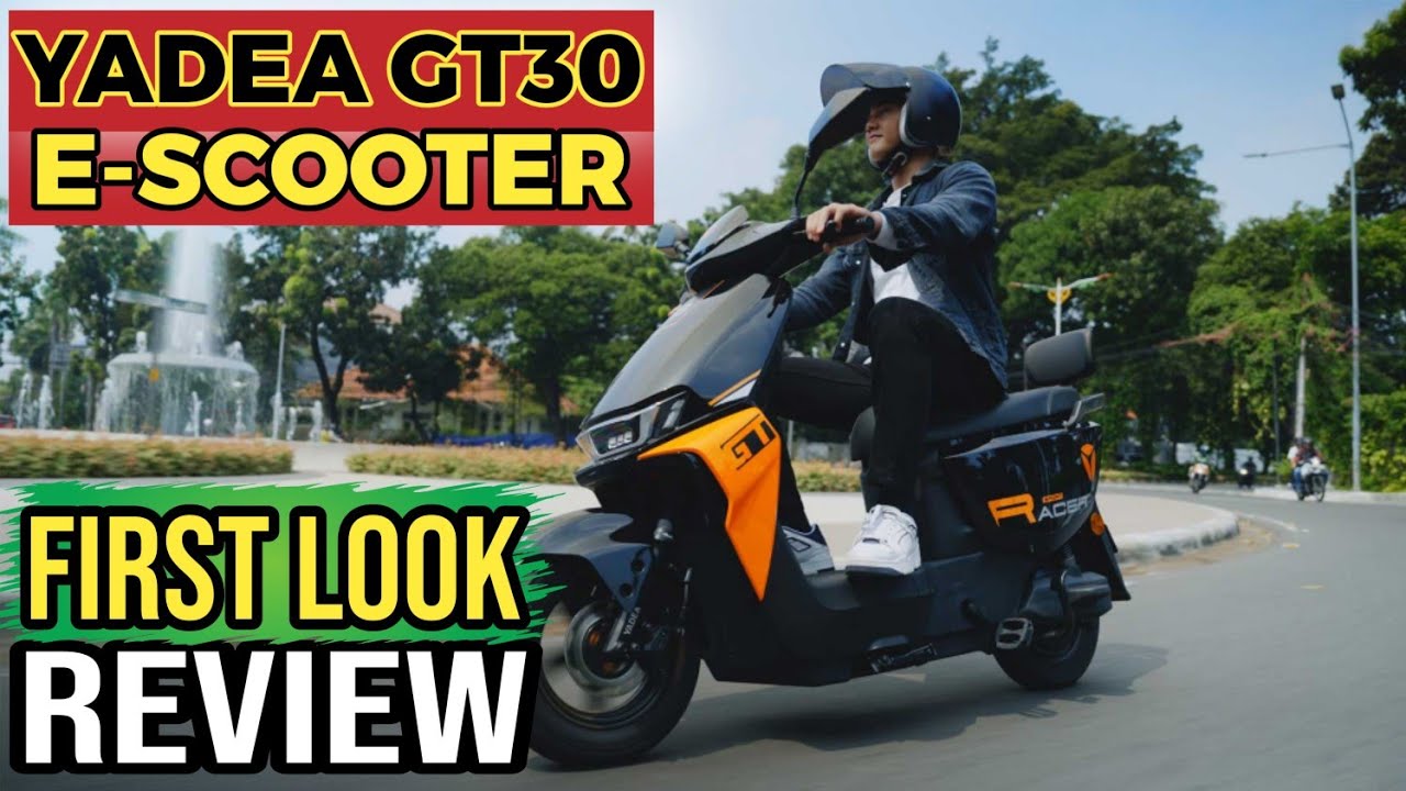 Yadea GT30 Electric Scooter First Look Detailed Review