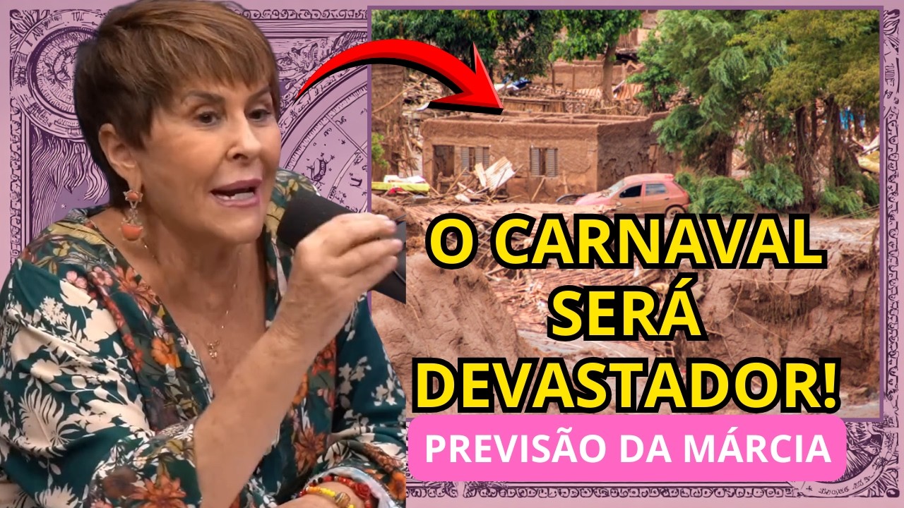 Márcia Sensitiva faz ALERTA CHOCANTE: o destino do Brasil nos próximos meses é DEVASTADOR! FIM!?