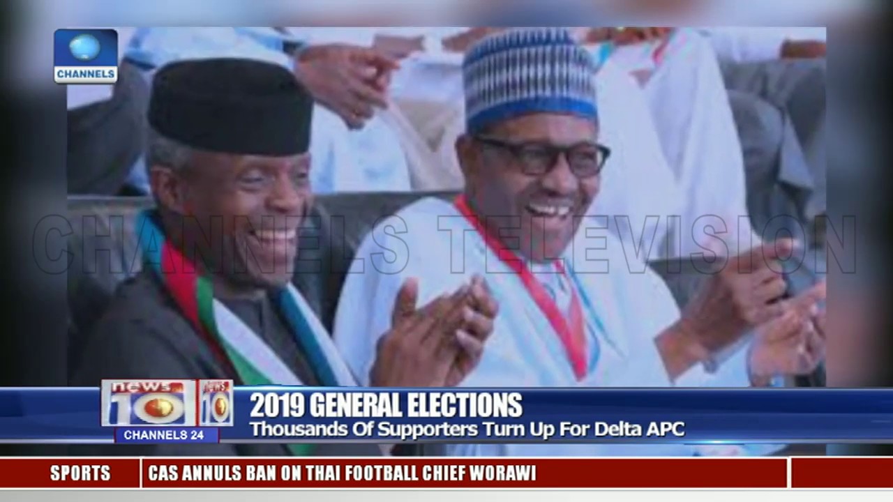 2019 Elections: Thousands Of Supporters Turn Up For Delta APC