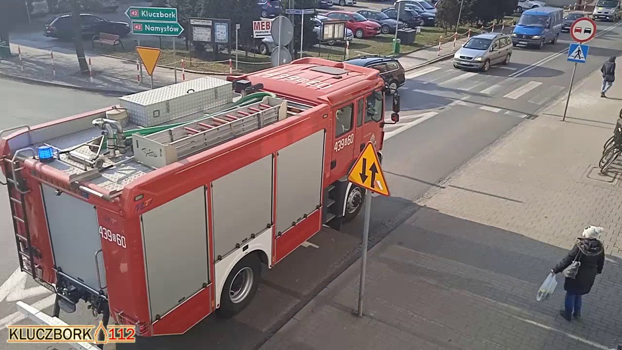 Wyjazd alarmowy zastępu OSP Wołczyn.
