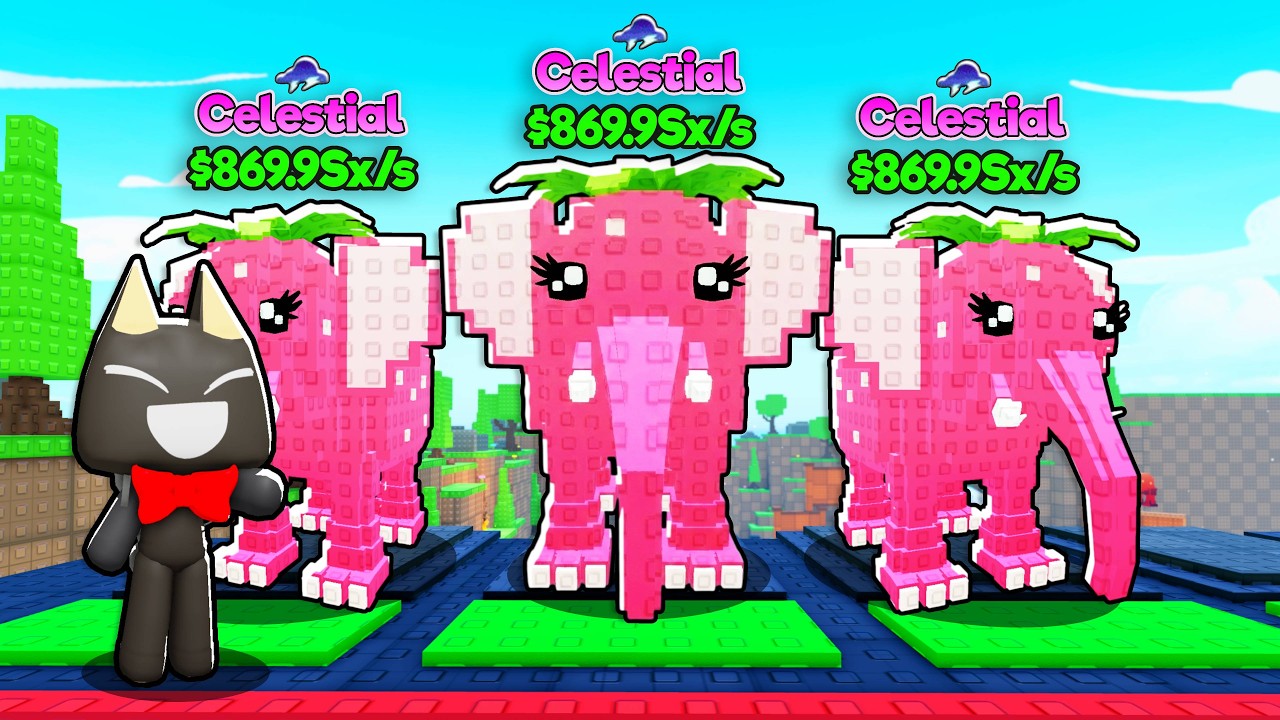 CONSEGUI Las Nuevas STRAWBERRY ELEPHANTINA en Sobrevive A La Lava Por Brainrots en ROBLOX