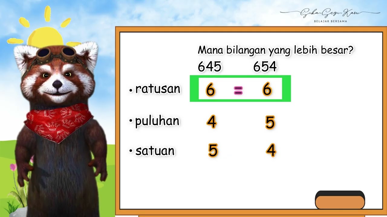 Segi Belajar Nilai Angka