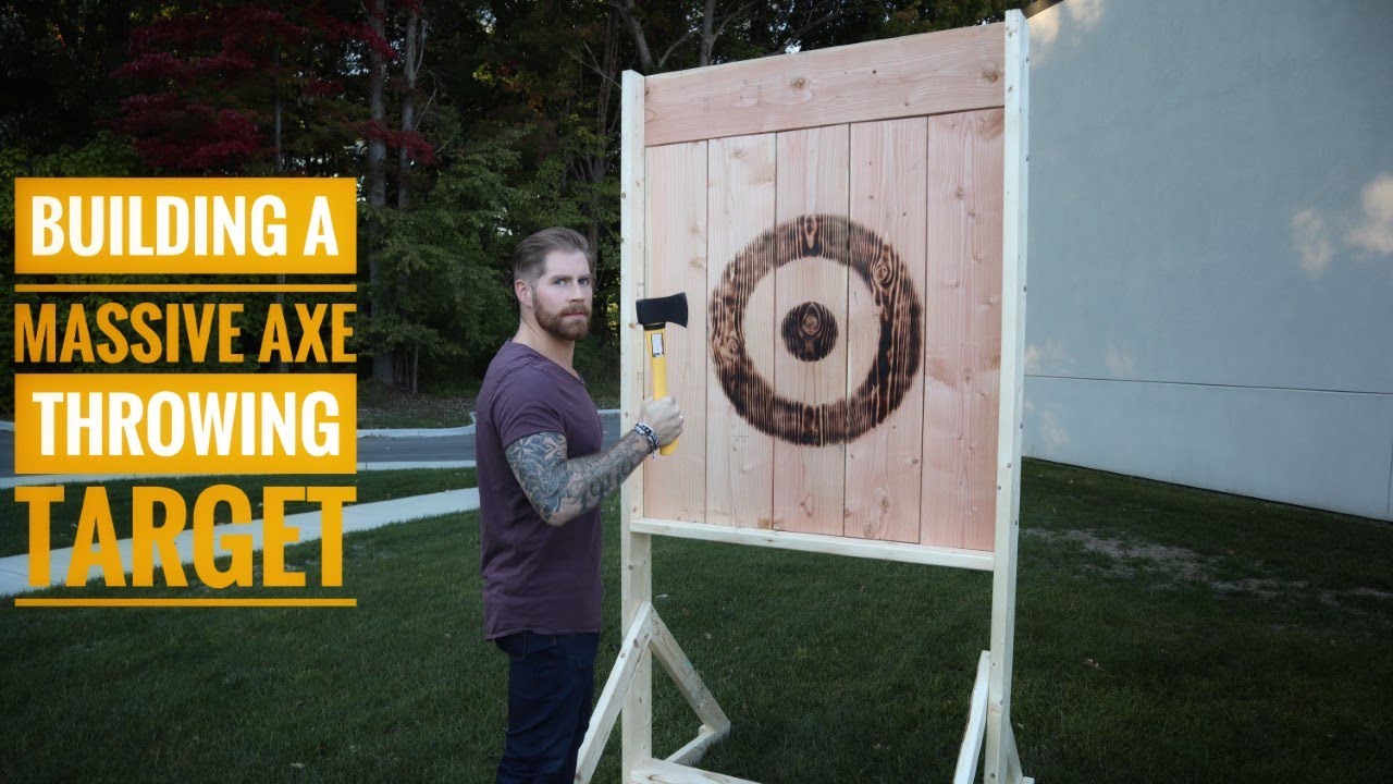 DIY AXE THROWING TARGET