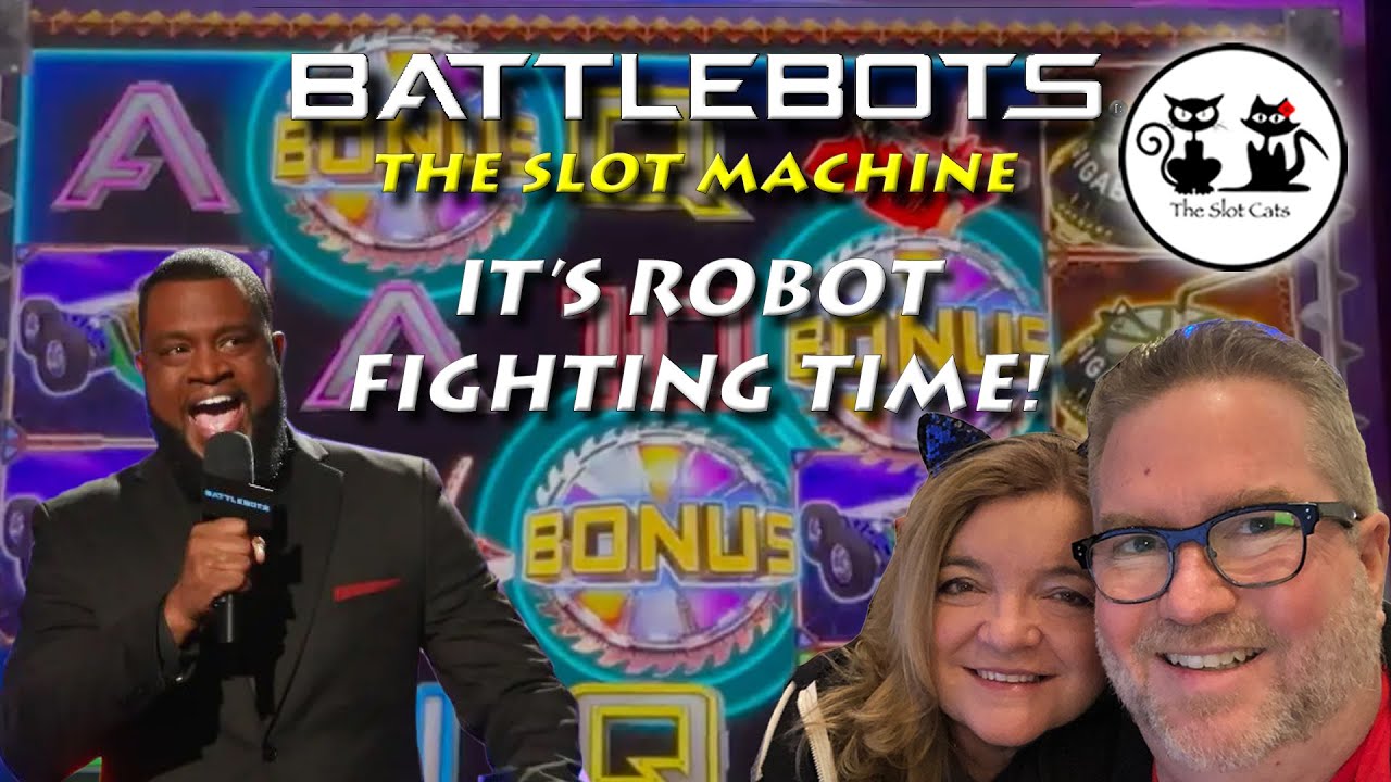 EXCITING NEW BATTLEBOTS &bull; STUFFED COINS PIG SLOT MACHINE!