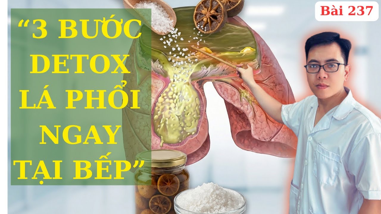 Cách loại bỏ ĐỜM, CHẤT NHẦY trong cổ họng, Phổi bằng Chanh Muối Lâu Năm | Ds Nguyễn Quốc Tuấn