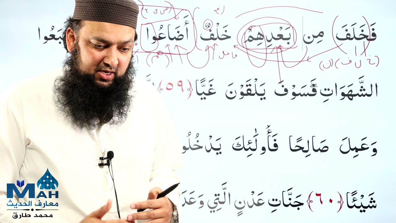019 Surah Maryam 59 - 76 Grammar and Urdu Translation and Tafseer Ibn Kaseer