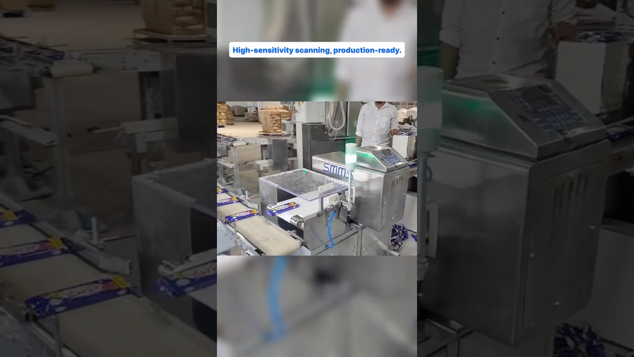 SMMS Metal Detection System for your Soap production. #metaldetecting #manufacturing #industrial