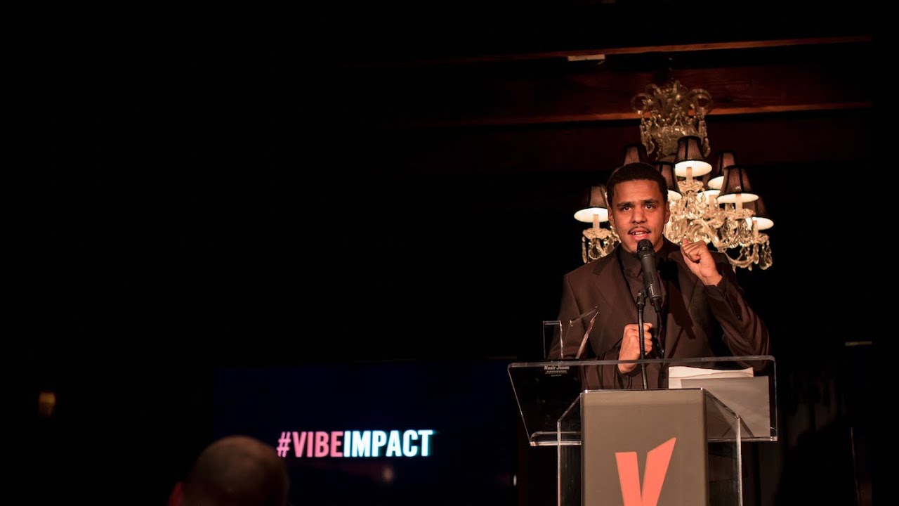 J. Cole Makes Nas Proud Again With VIBE Impact Awards Speech