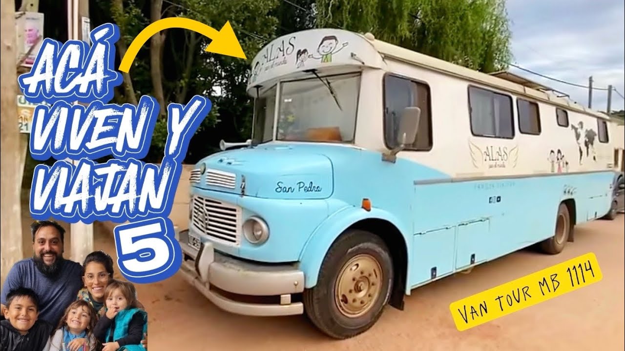 😍2 años Viajando por Latinoamérica 😀, en su motorhome Mercedes benz 1114 y en FAMILIA. VAN TOUR.