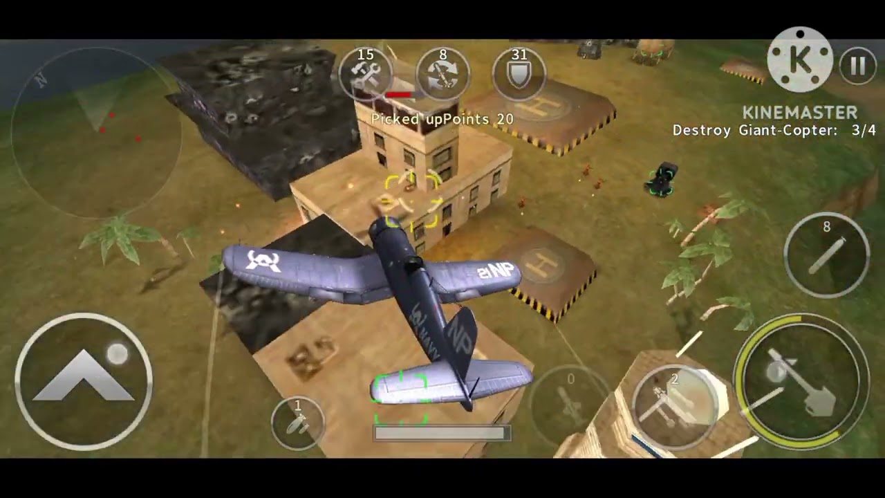 Gunship battle