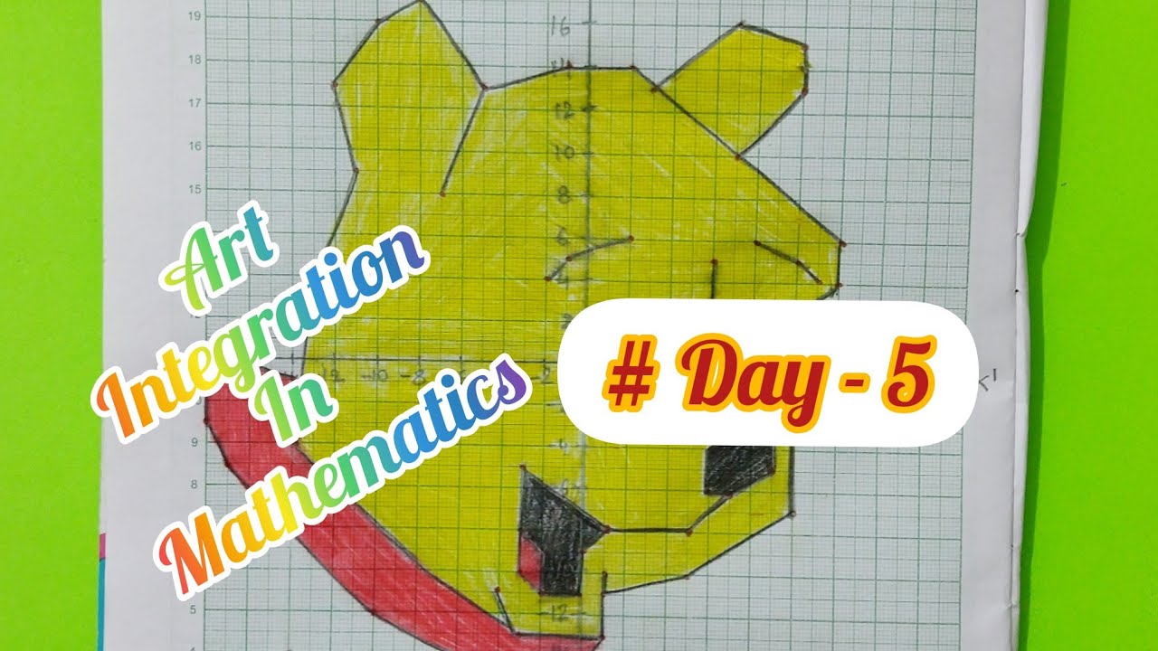 Coordinate Geometry Activity /Art integrated Math Project / Graph paper Activity / #Day5