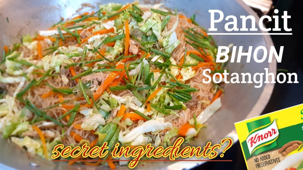 PANCIT BIHON SOTANGHON | Guisado | Taste From J
