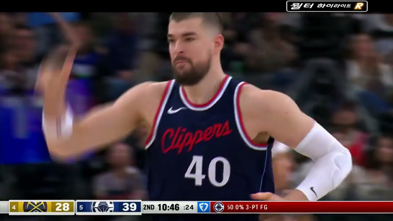 플레이오프 3차전 얼타던 주바치가 이렇게 성장하다니! 주바치 vs 요키치의 덴버 | 24-25 LA 클리퍼스 하이라이트