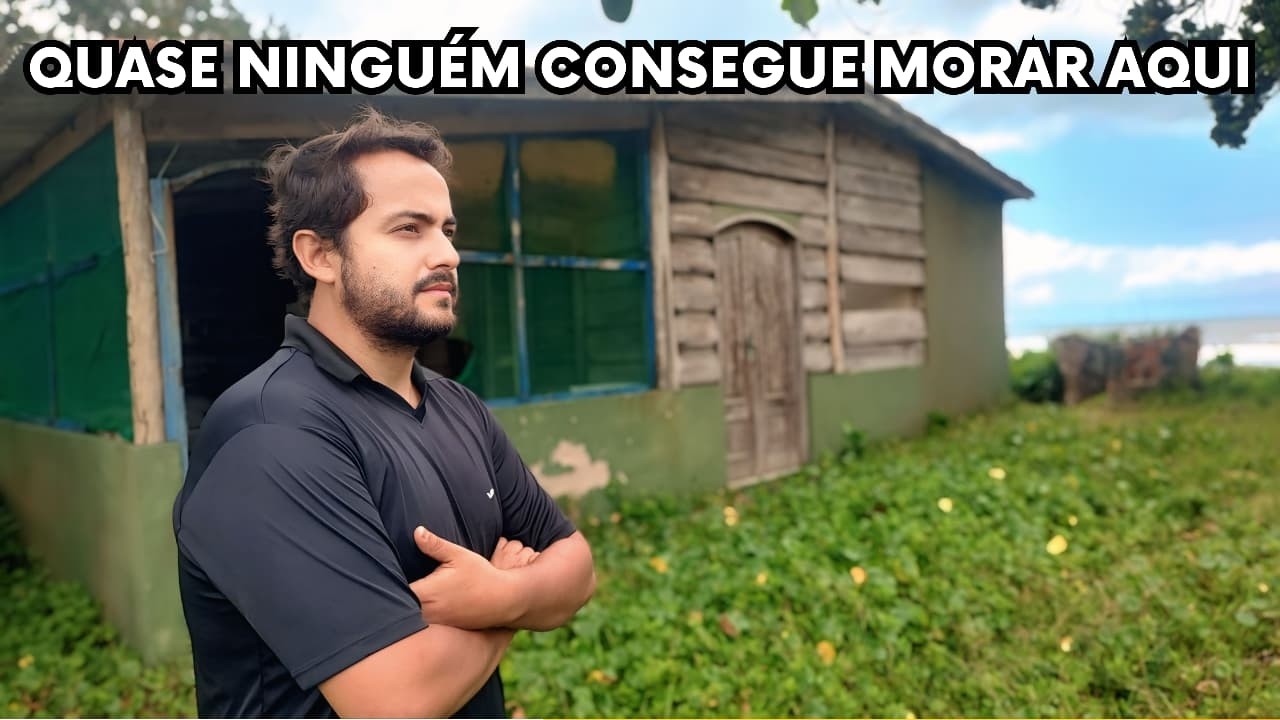 Encontramos uma VILA ISOLADA com Pouquíssimos Moradores no Litoral do BRASIL