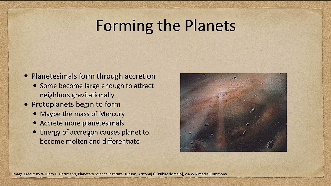 Lesson 14 - Lecture 2 - The Formation of the Solar System - OpenStax Astronomy 2023