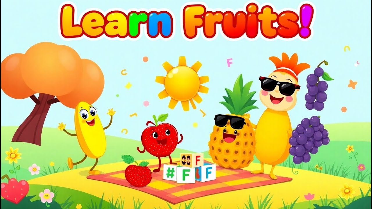Learning Fruits | Kids Vocabulary | Kids and Toddler learning.